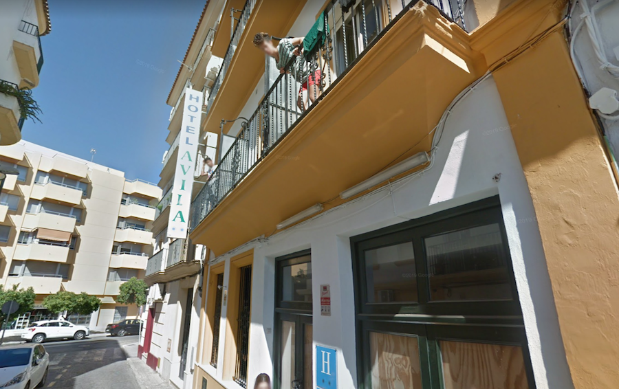 Imagen del antiguo Hotel Ávila, ahora centro de menores, en una captura de Google Maps.