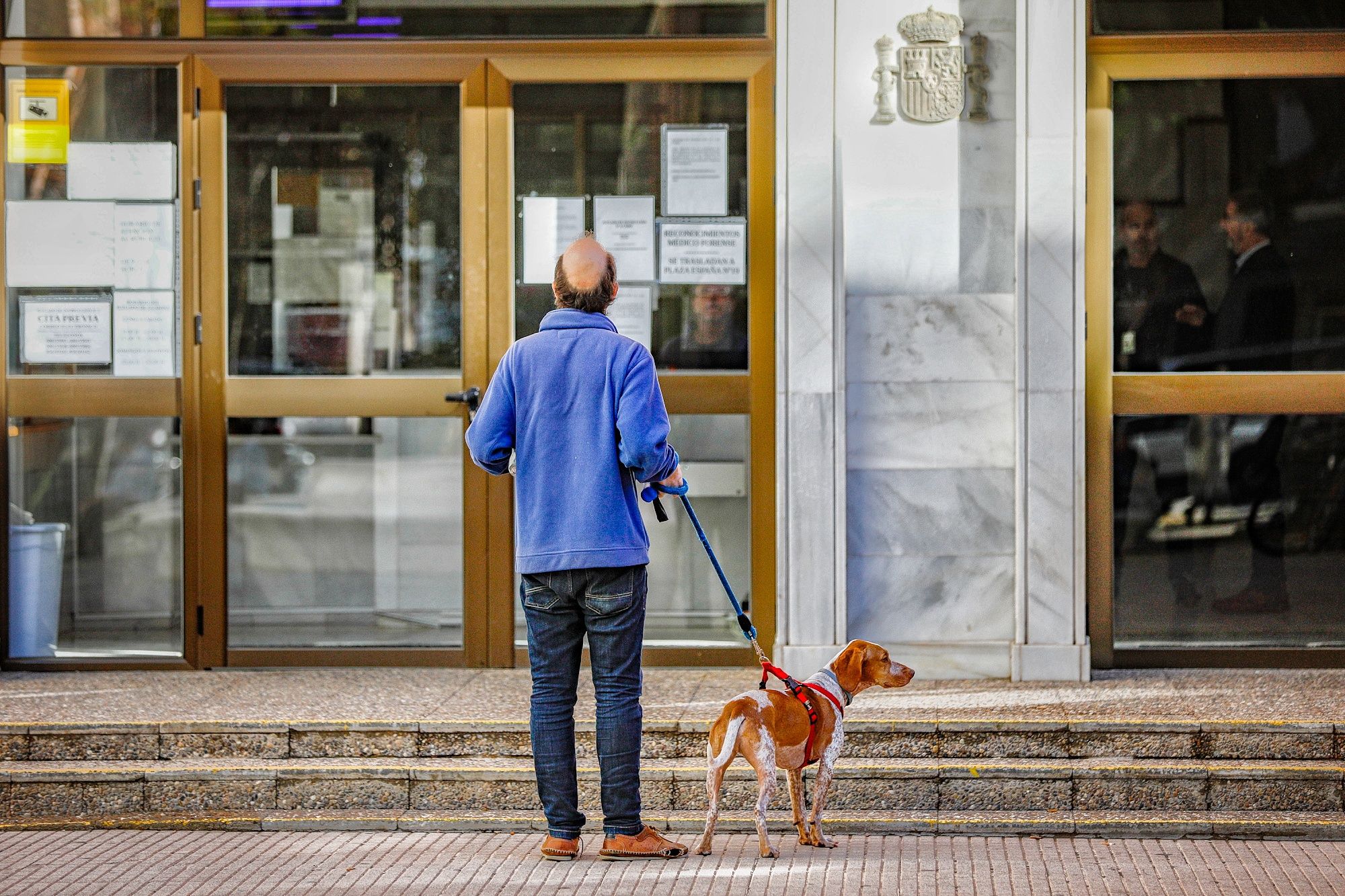 Los jueces denuncian los perjuicios que está causando el cierre de los juzgados a los ciudadanos. GERMÁN MESA