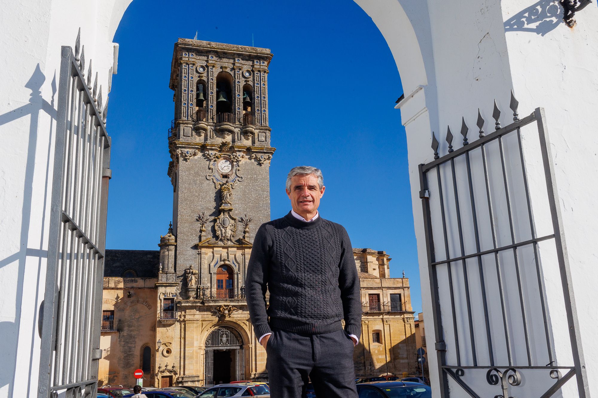 El alcalde de Arcos, Isidoro Gambín.