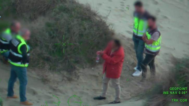 La Policía Nacional, con el supuesto autor del asesinato en Marbella.