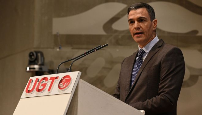 Pedro Sánchez en las jornadas confederales de acción sindical de la UGT el pasado día 11. MONCLOA