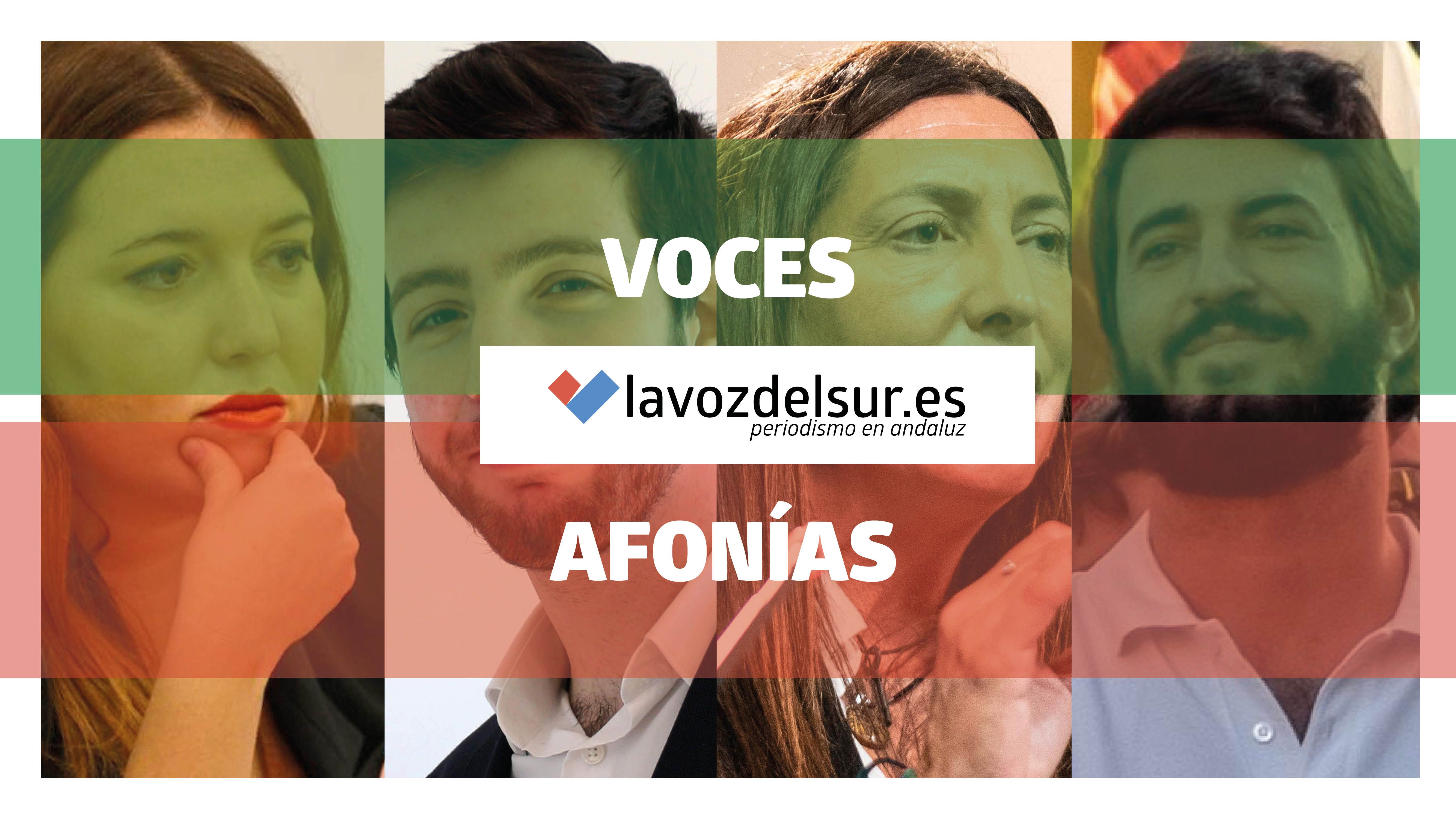 Voces y afonías de lavozdelsur.es: Ángela Rodríguez, Julián Fernández, Loles López y Juan García-Gallardo.