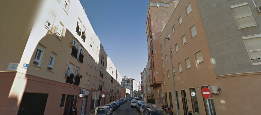 El barrio de El Molinillo de Málaga, donde vivía la mujer asesinada. 