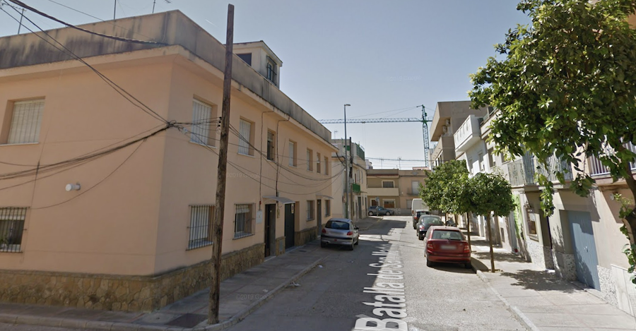 Lugar donde tuvo lugar el accidente múltiple en Jerez.