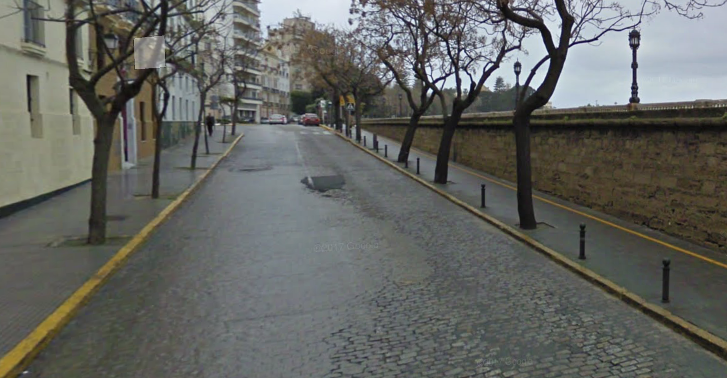 Calle Honduras, en una imagen de Google Maps.