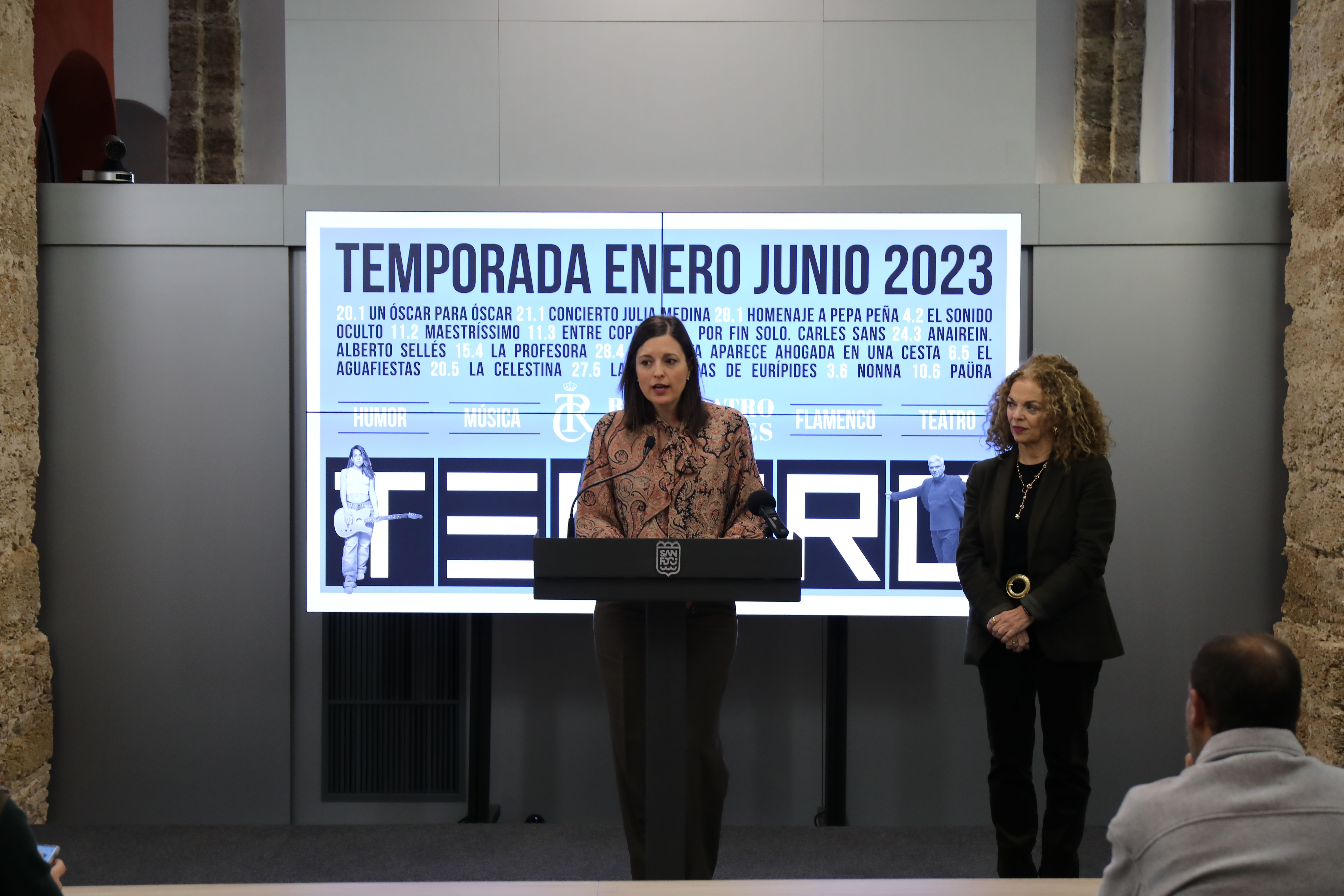 Patricia Cavada presenta la programación cultural de San Fernando.