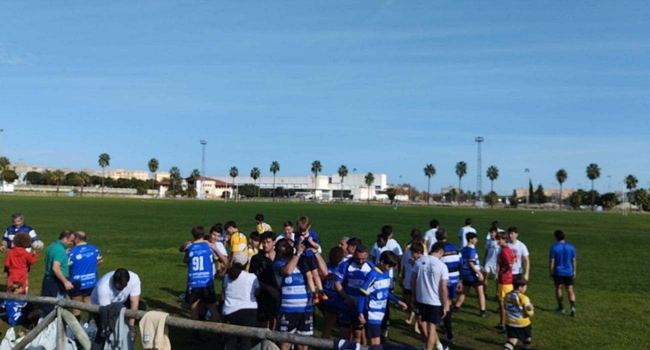 Una convivencia reciente del Club Rugby Unión Xerez, entidad en la que militaba José Miguel.
