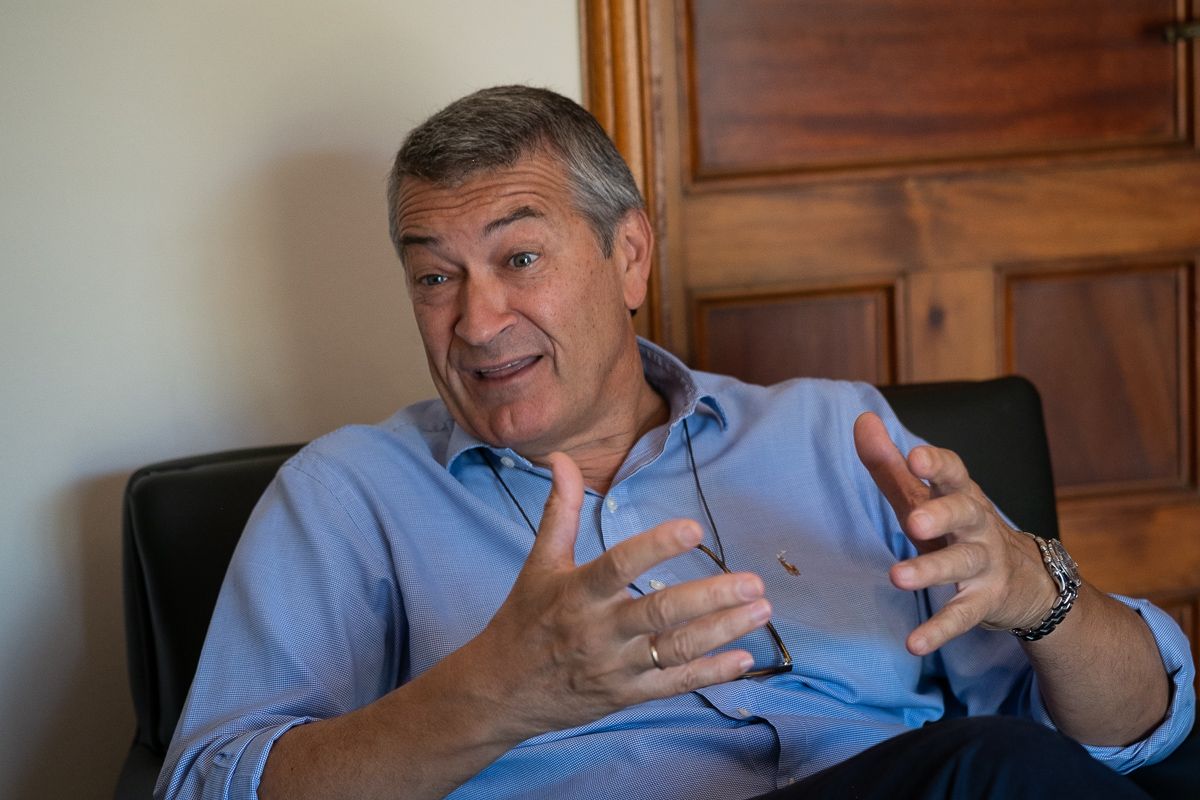 El presidente del Consejo Regulador, César Saldaña, en una imagen retrospectiva.