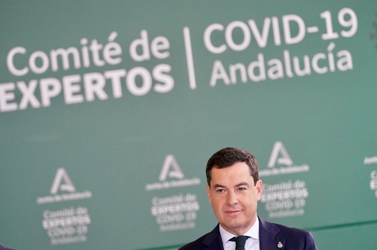 Moreno en el Comité de Expertos de Andalucía.