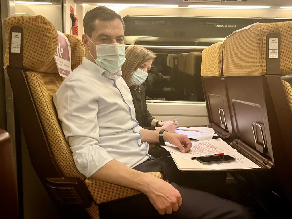 Moreno Bonilla, uno de los afectados por la gran avería de Renfe.