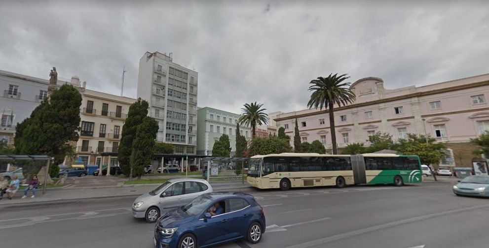 Vista de la Diputación de Cádiz