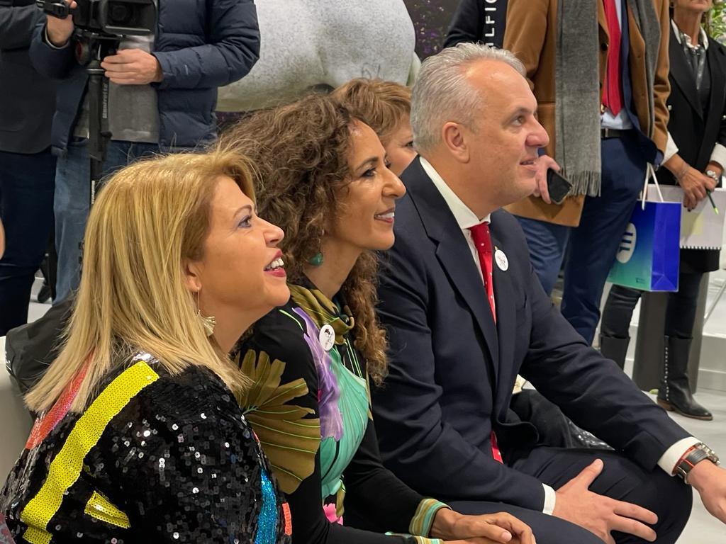 Un instante del acto celebrado este miércoles en Fitur. 