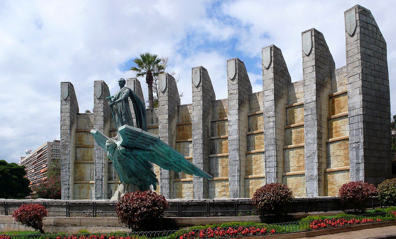 Monumento a Franco en Santa Cruz de Tenerife.