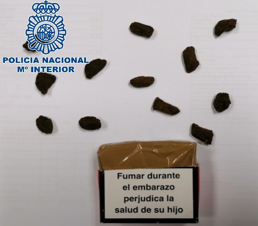 Droga incautada por la Policía Nacional en El Puerto