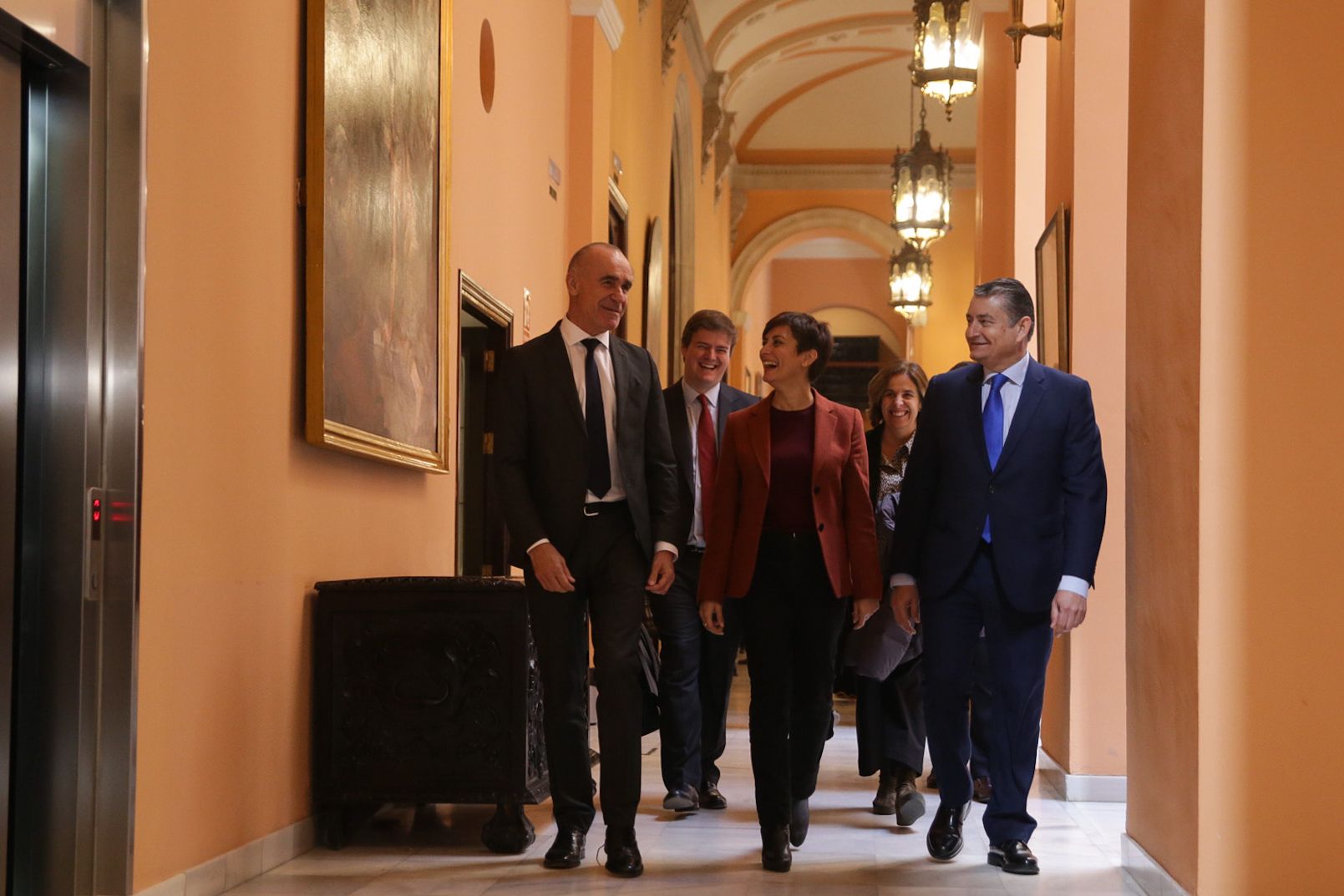 Muñoz, Sanz y Rodríguez en Sevilla.
