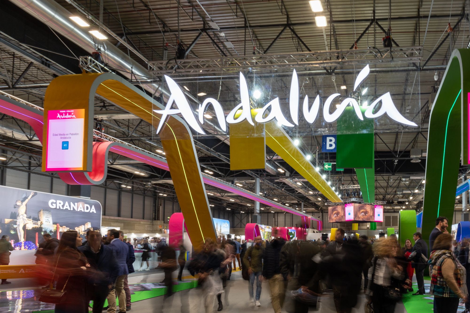 Espacio de Andalucía en Fitur. Espacio de Andalucía en Fitur.