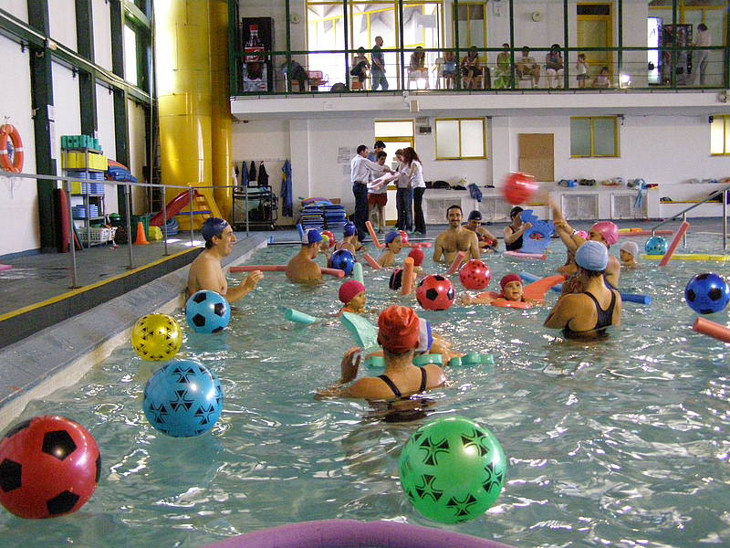 Una actividad celebrada en las piscinas cubiertas José Laguillo, meses atrás.