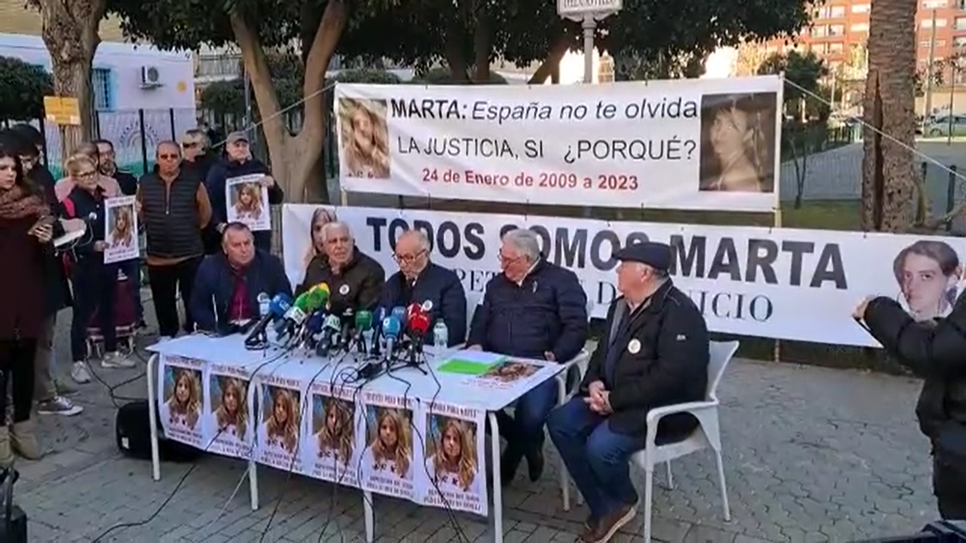 Acto público para recordar a Marta del Castillo. PTV Sevilla.