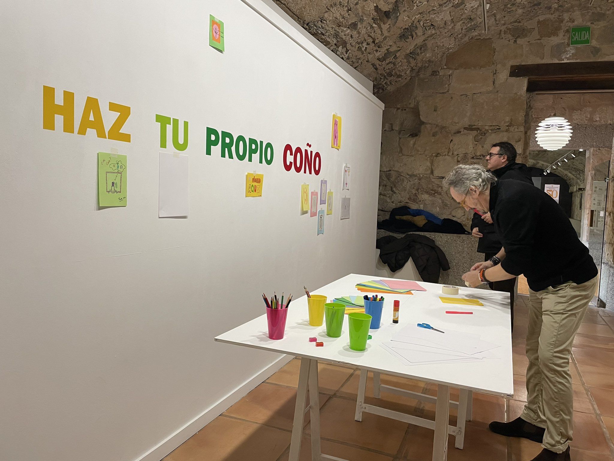 Una imagen de 'Xoxología', una exposición contra el porno.   FOTO: @RadioUSAL