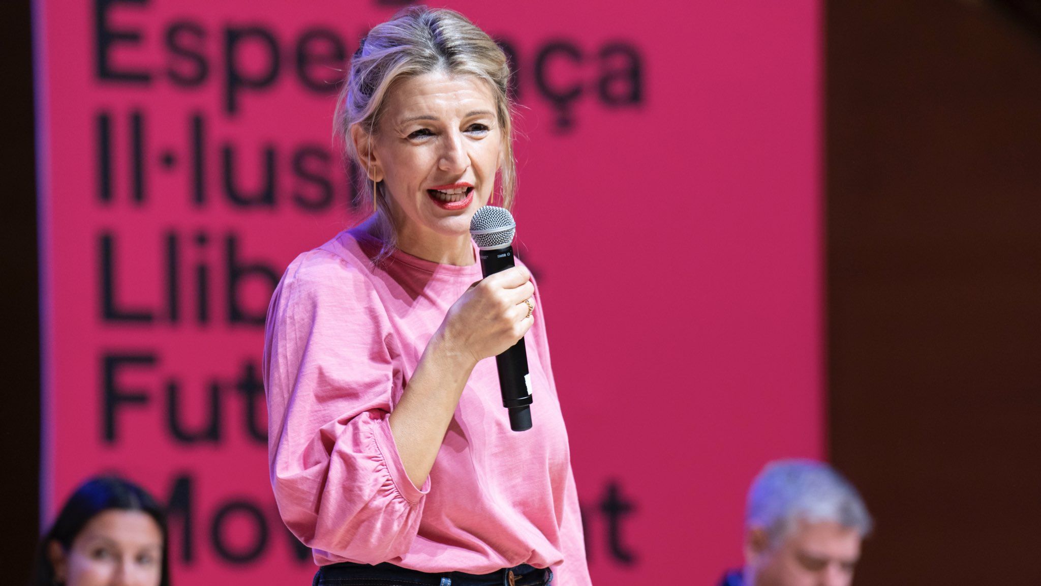 Yolanda Díaz, en un acto reciente.