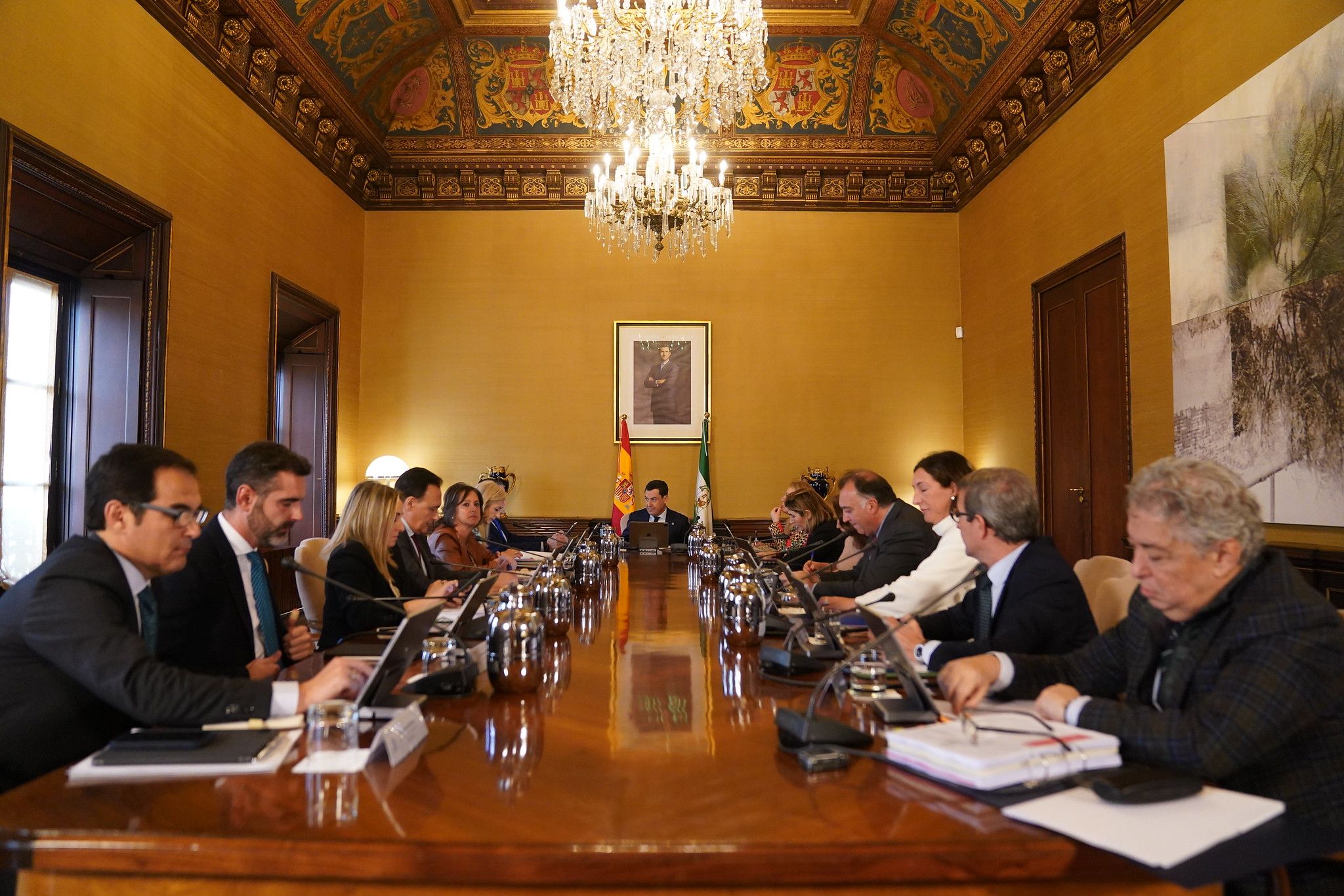 Un Consejo de Gobierno reciente de la Junta de Andalucía.