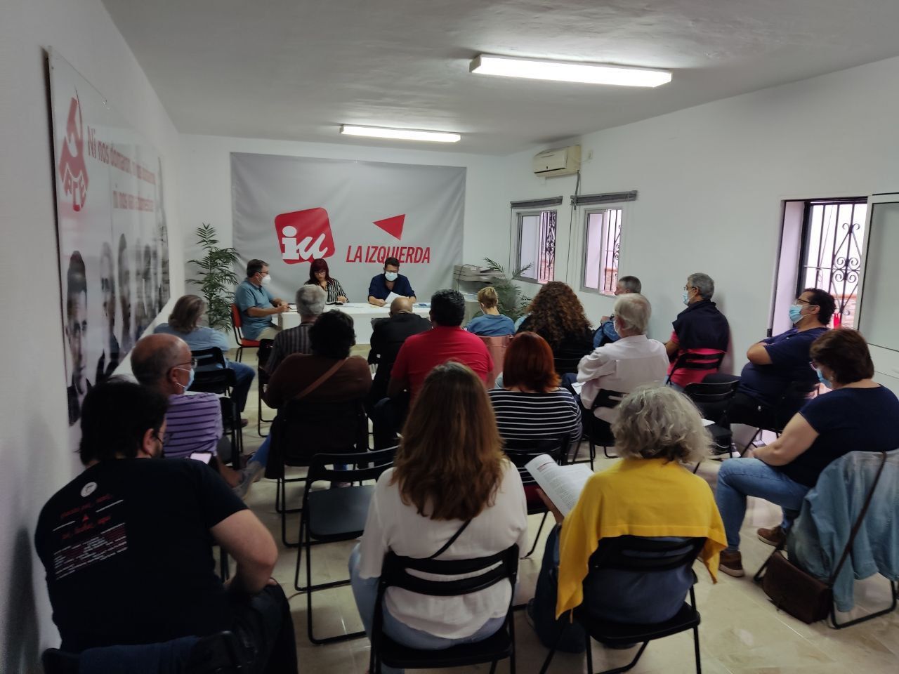 Asamblea de IU Jerez celebrada recientemente.