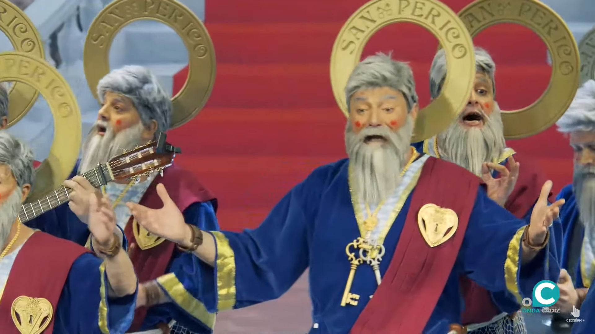 El Sheriff durante el pasodoble. El Sheriff durante el pasodoble.