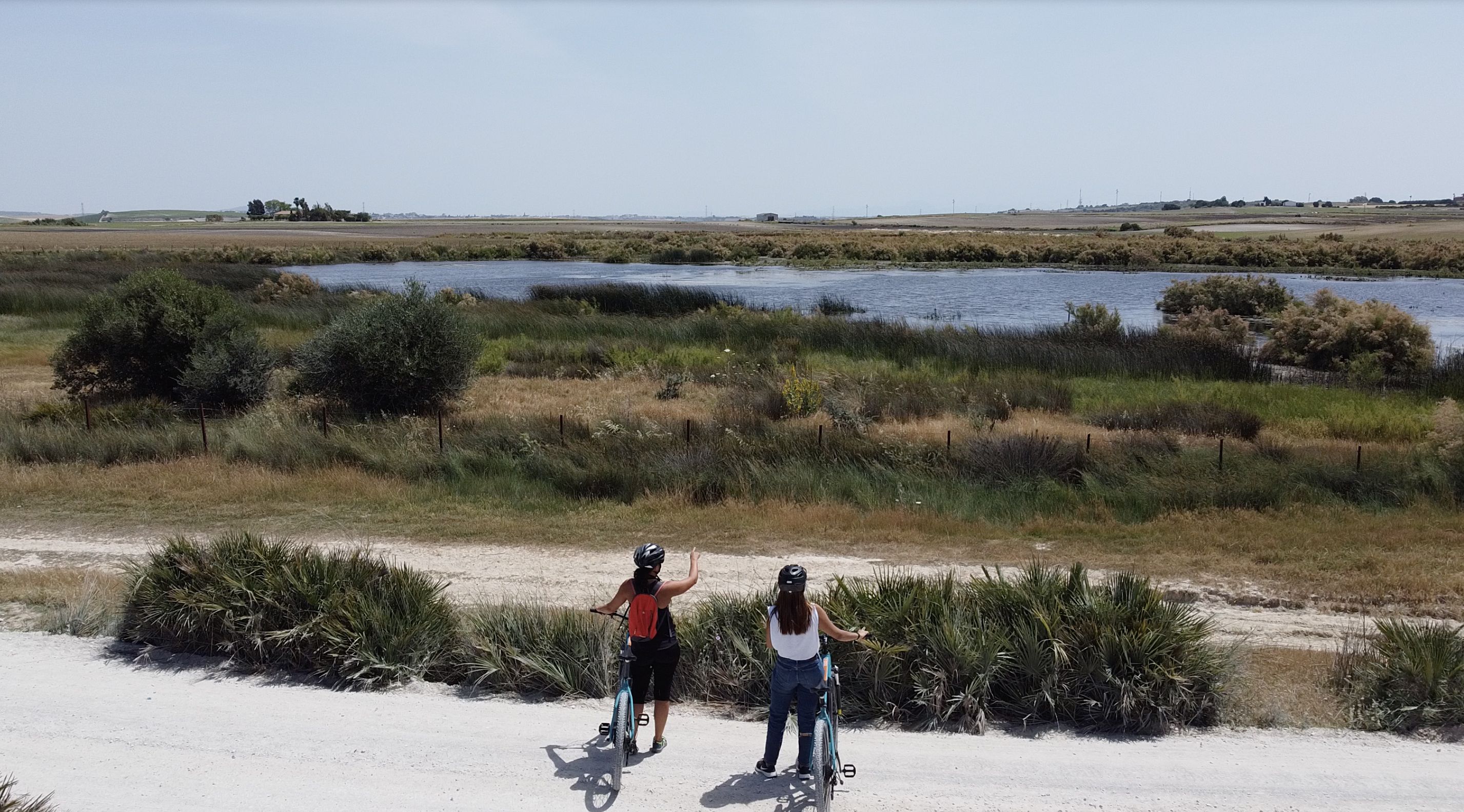 Una de las lagunas de El Puerto que podrá ser recorrida en bicicleta.