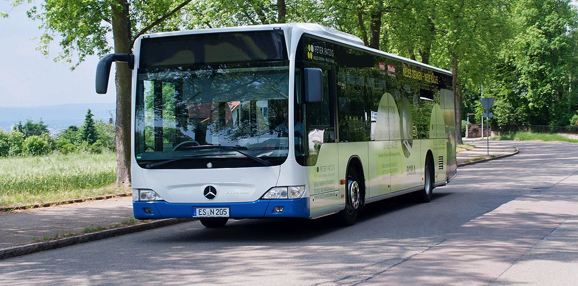 Un autobús alemán, en una imagen de archivo.