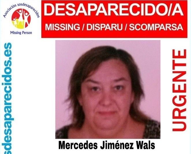 Mercedes Jiménez, desaparecida en La Carlota.
