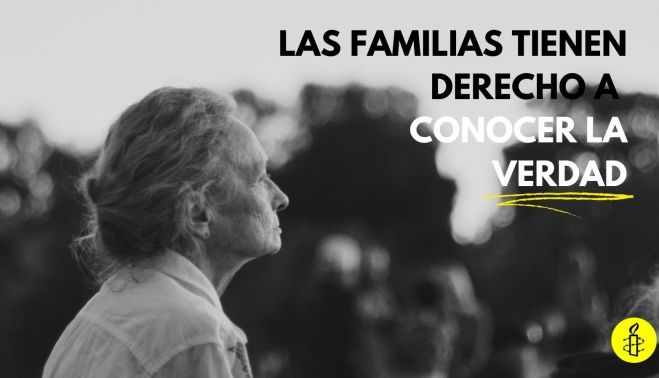 En España según Amnistía Internacional seis instituciones del estado han abandonado a las familias de las víctimas perpetuando la impunidad