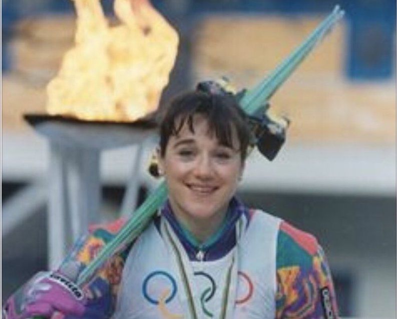 Blanca Fernández Ochoa, durante su etapa como esquiadora.