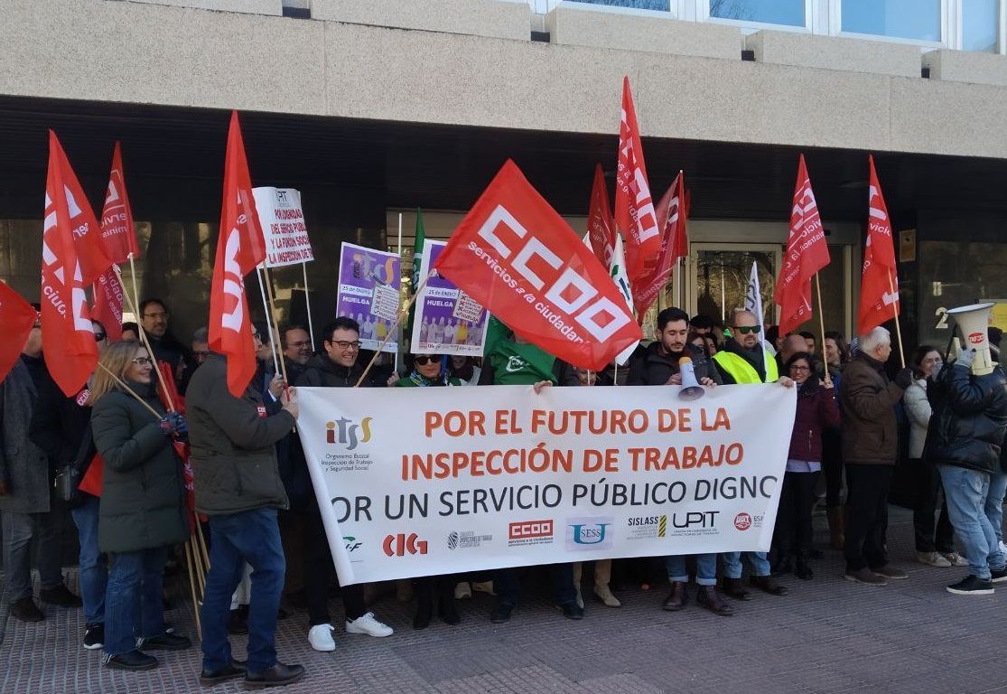 Una de las movilizaciones recientes de la Inspección de Trabajo. Una de las movilizaciones recientes de la Inspección de Trabajo.