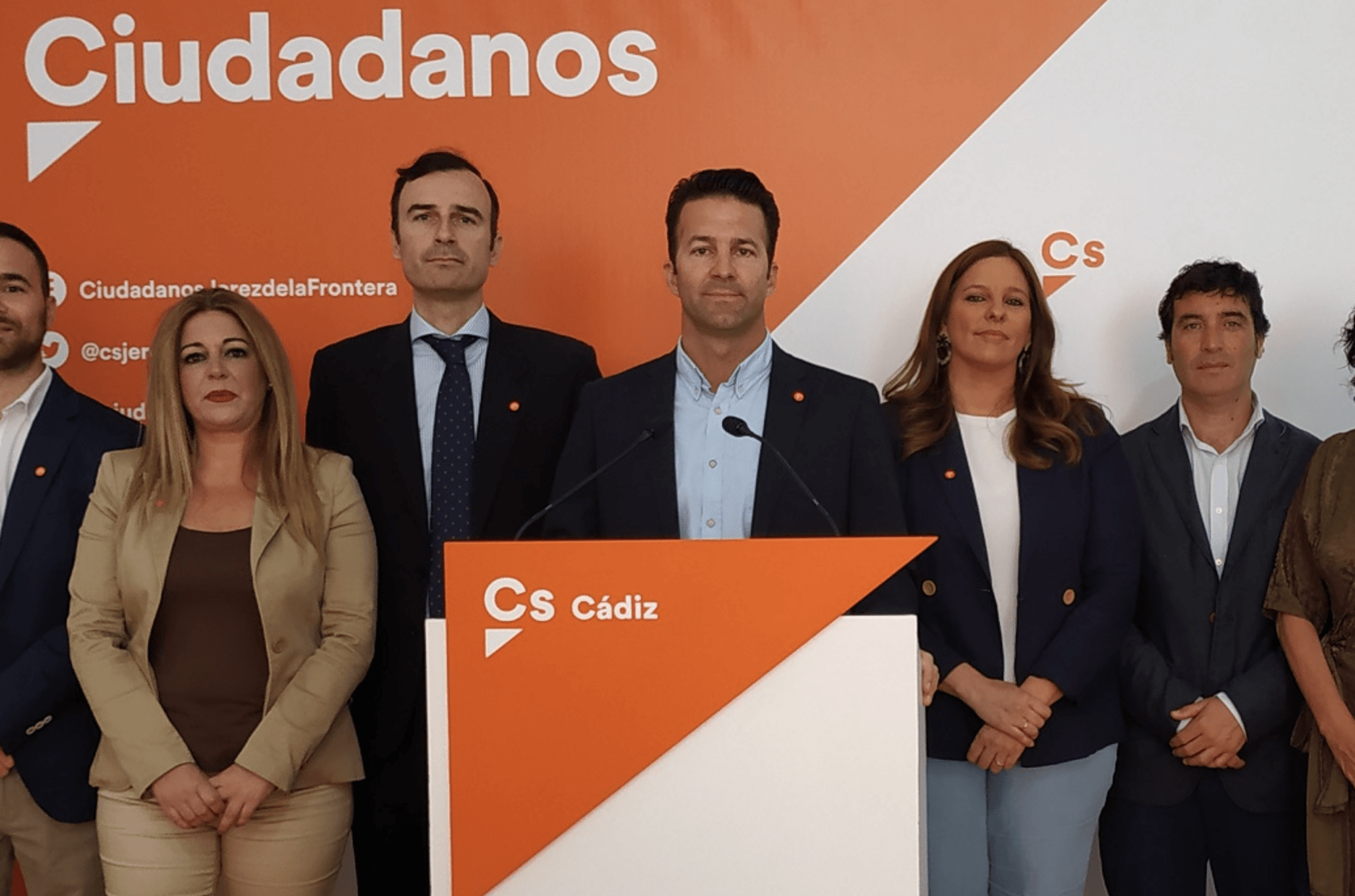 De izda. a dcha., Mariscal, Méndez, Pérez, Brazo y García, en una imagen de archivo.