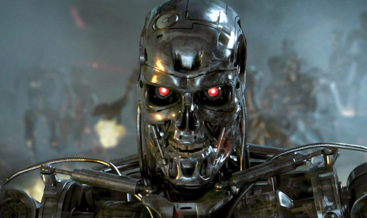 En la saga Terminator, Skynet es una Inteligencia artificial capaz de controlar el arsenal militar de los Estados Unidos con independencia de los humanos.