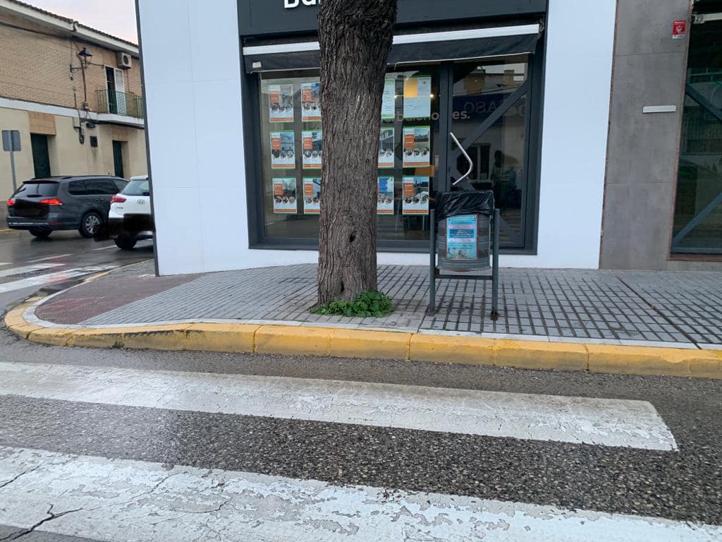 Paso de peatones de la avenida del Mar.