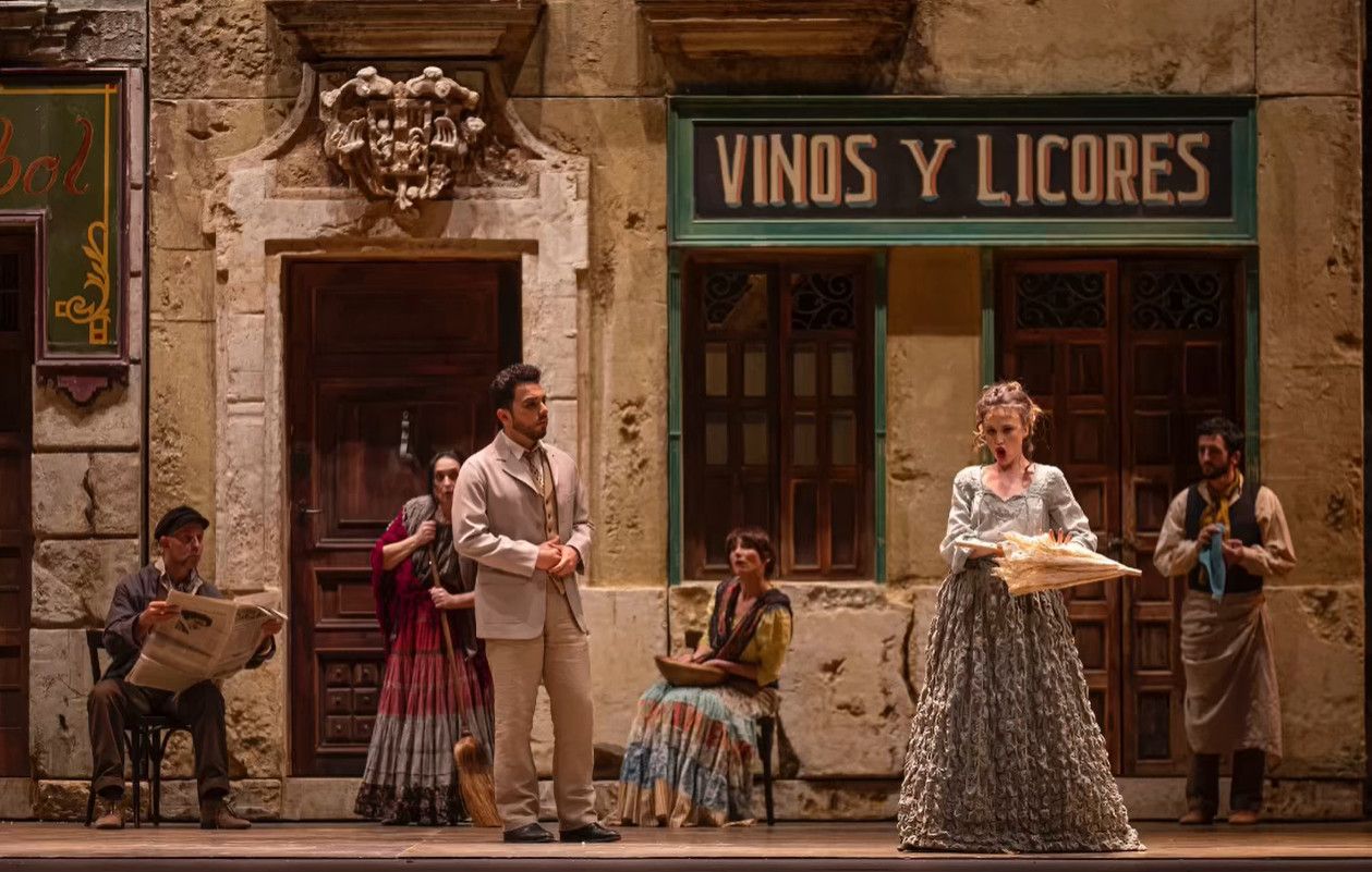 Representación de la obra 'Doña Francisquita' de Amadeo Vives en el teatro Villamarta. TEATROVILLAMARTA