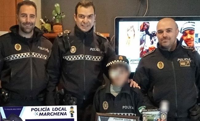 Antonio, policía local honorífico de Marchena.
