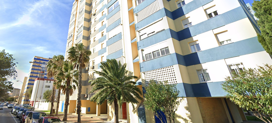 La calle de la barriada de La Paz de Cádiz donde tiene lugar la agresión.