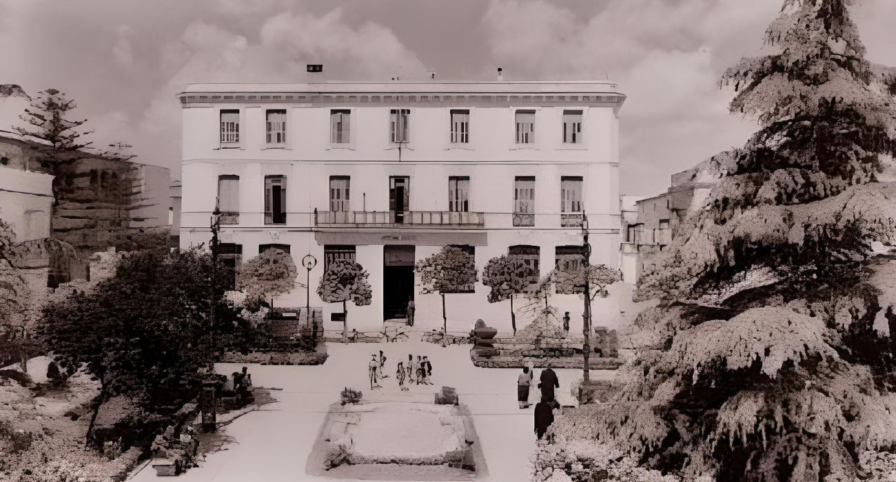 La Alameda del Banco en una imagen que no se ha vuelto a repetir desde 1954.