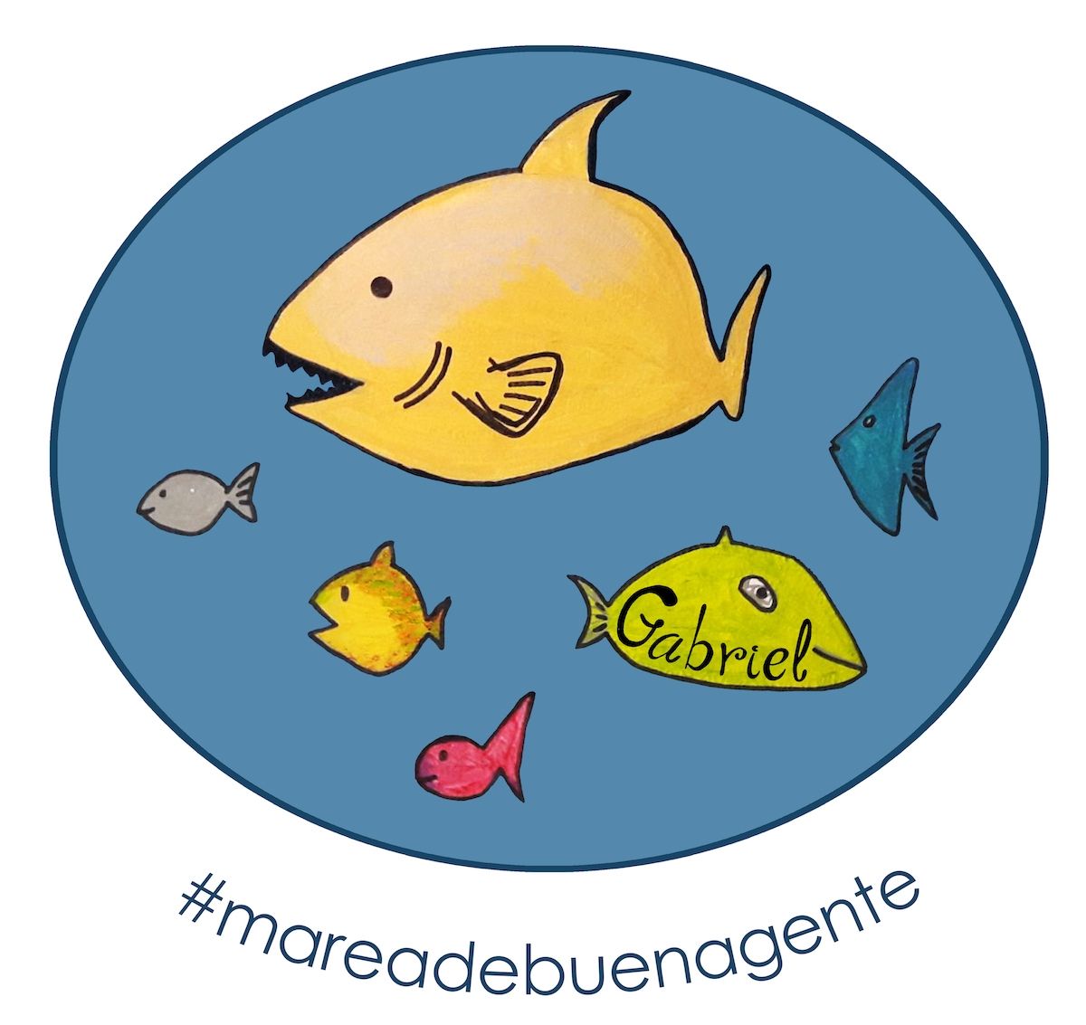 Logo de la marea de buena gente impulsada por la familia de Gabriel.