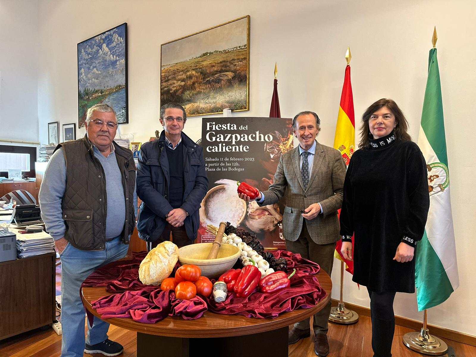 Promoción de la Fiesta del Gazpacho Caliente en Chiclana. 