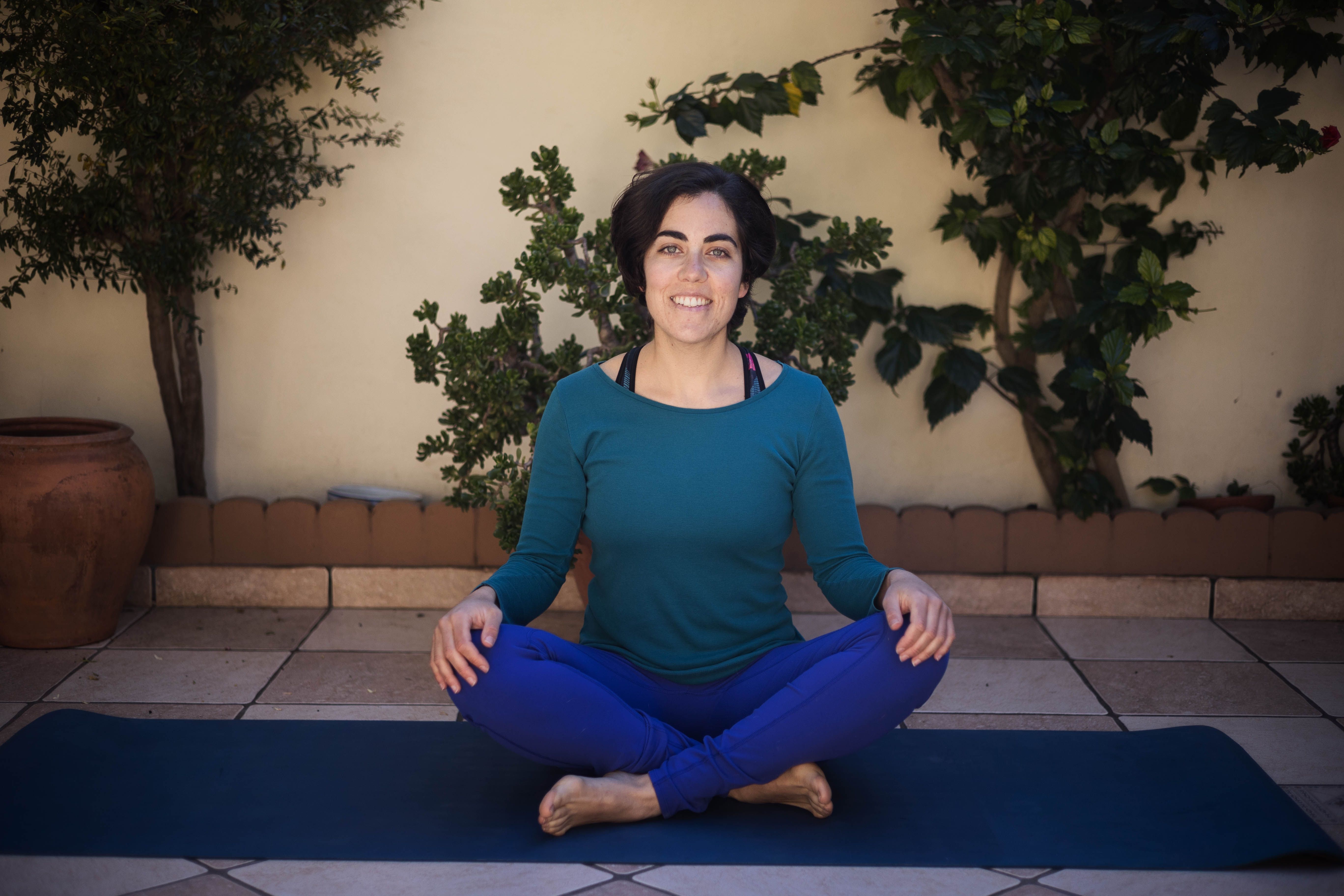 Julia Moreno, profesora de yoga para niños.