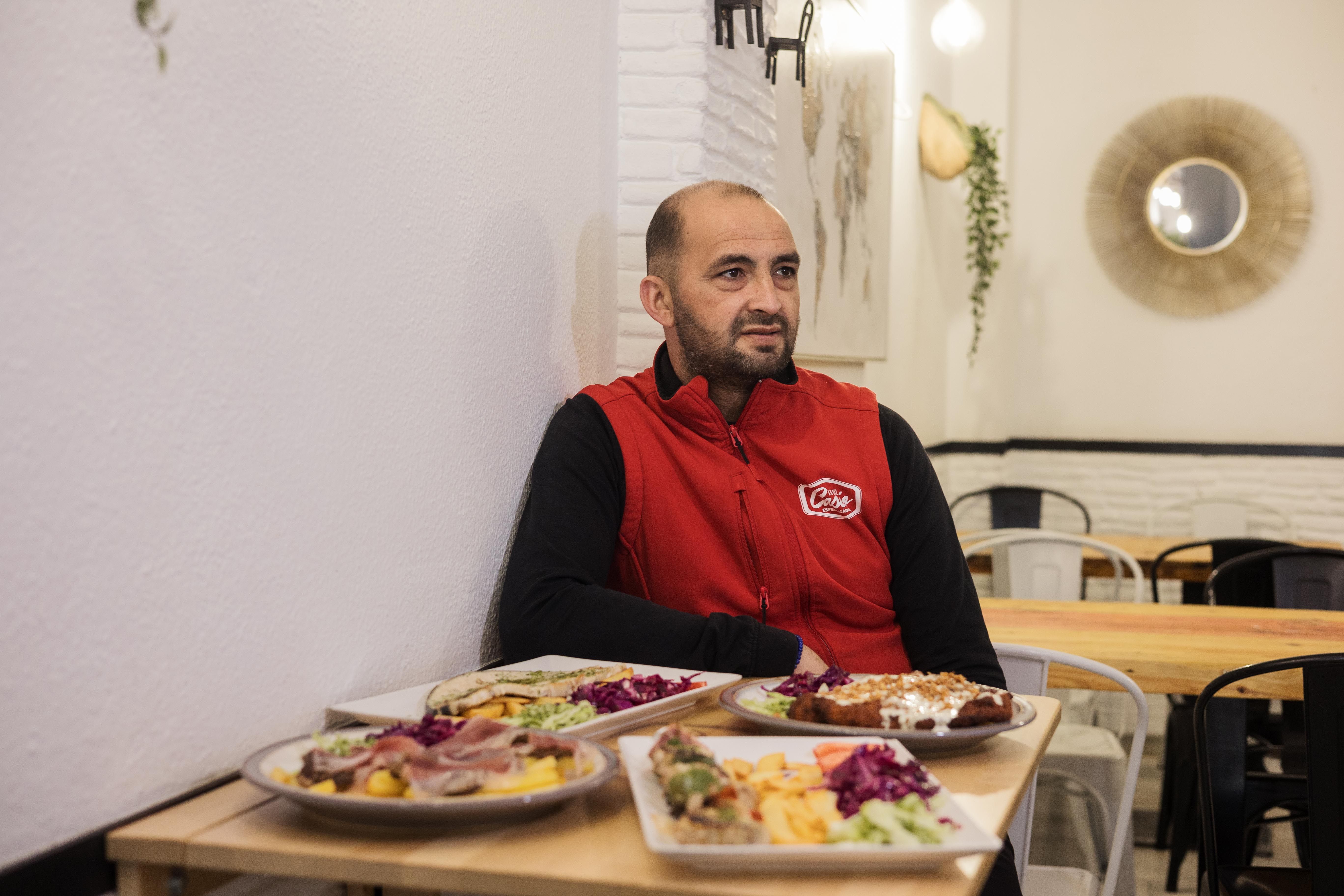 Carlos Díaz, dueño de A lo del Casio, en Espera.
