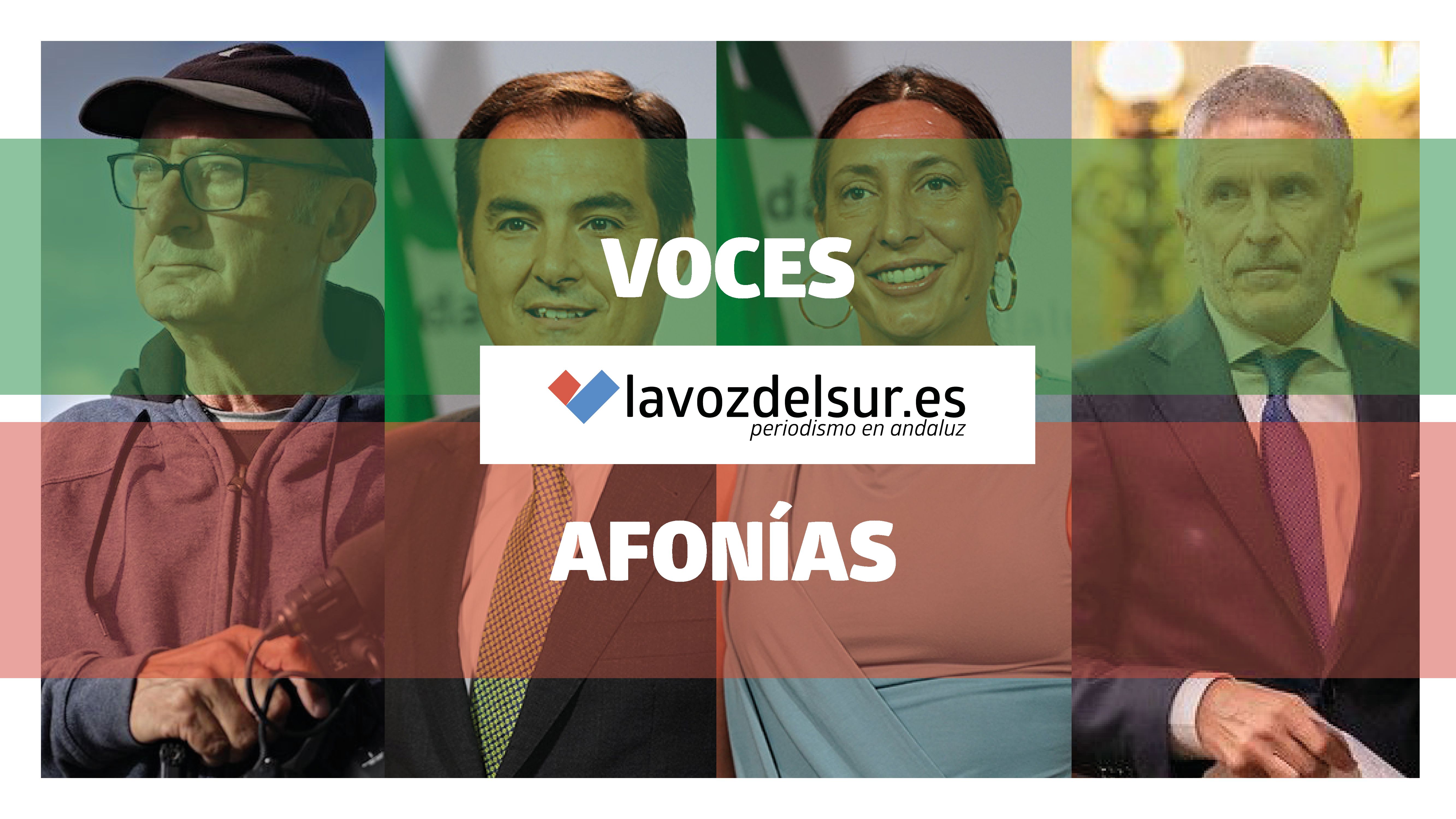 Voces y afonías: José Luis Tirado, José Antonio Nieto, Loles López y Fernando Grande-Marlaska.