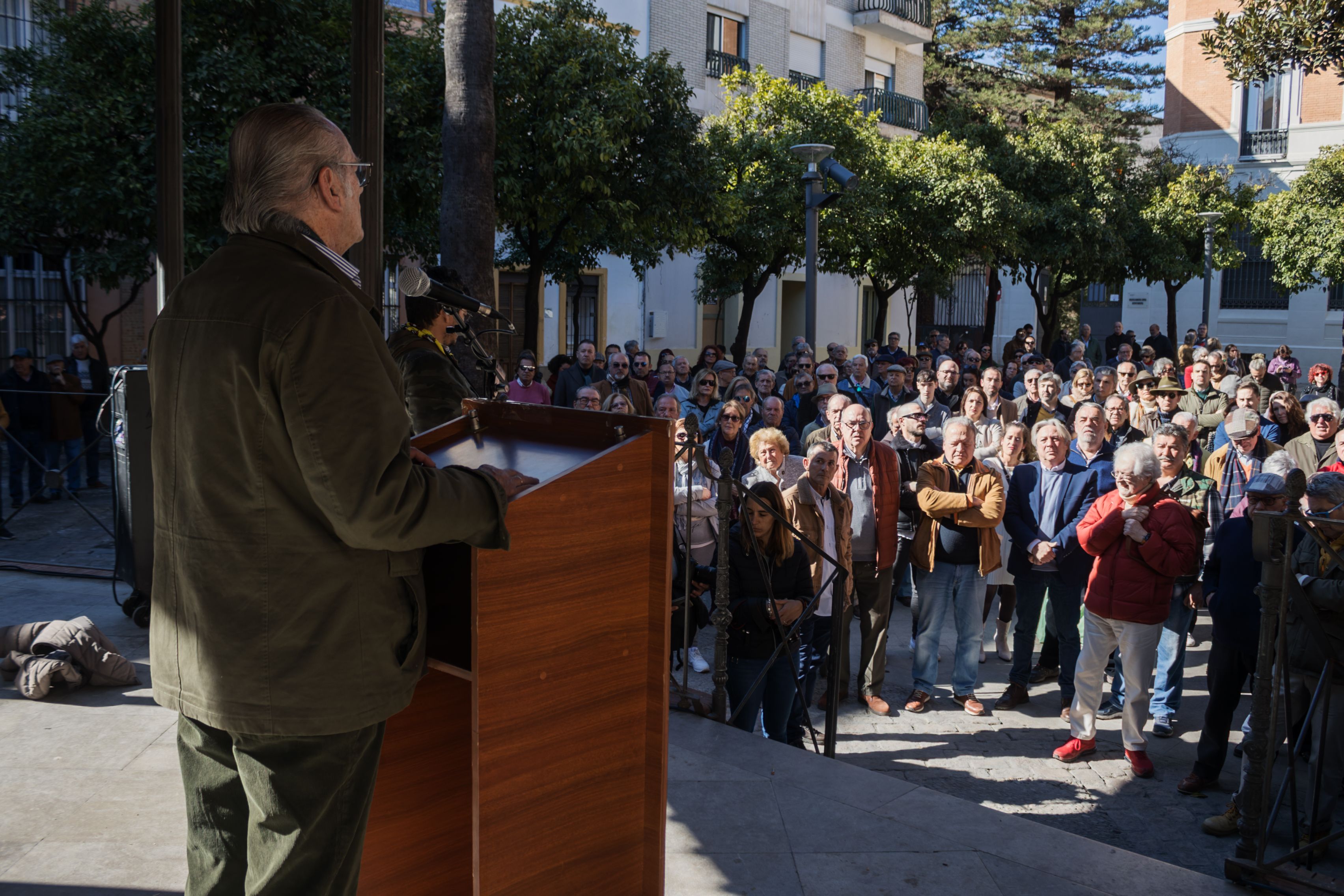 Concentración de la plataforma pro-indulto de Pacheco