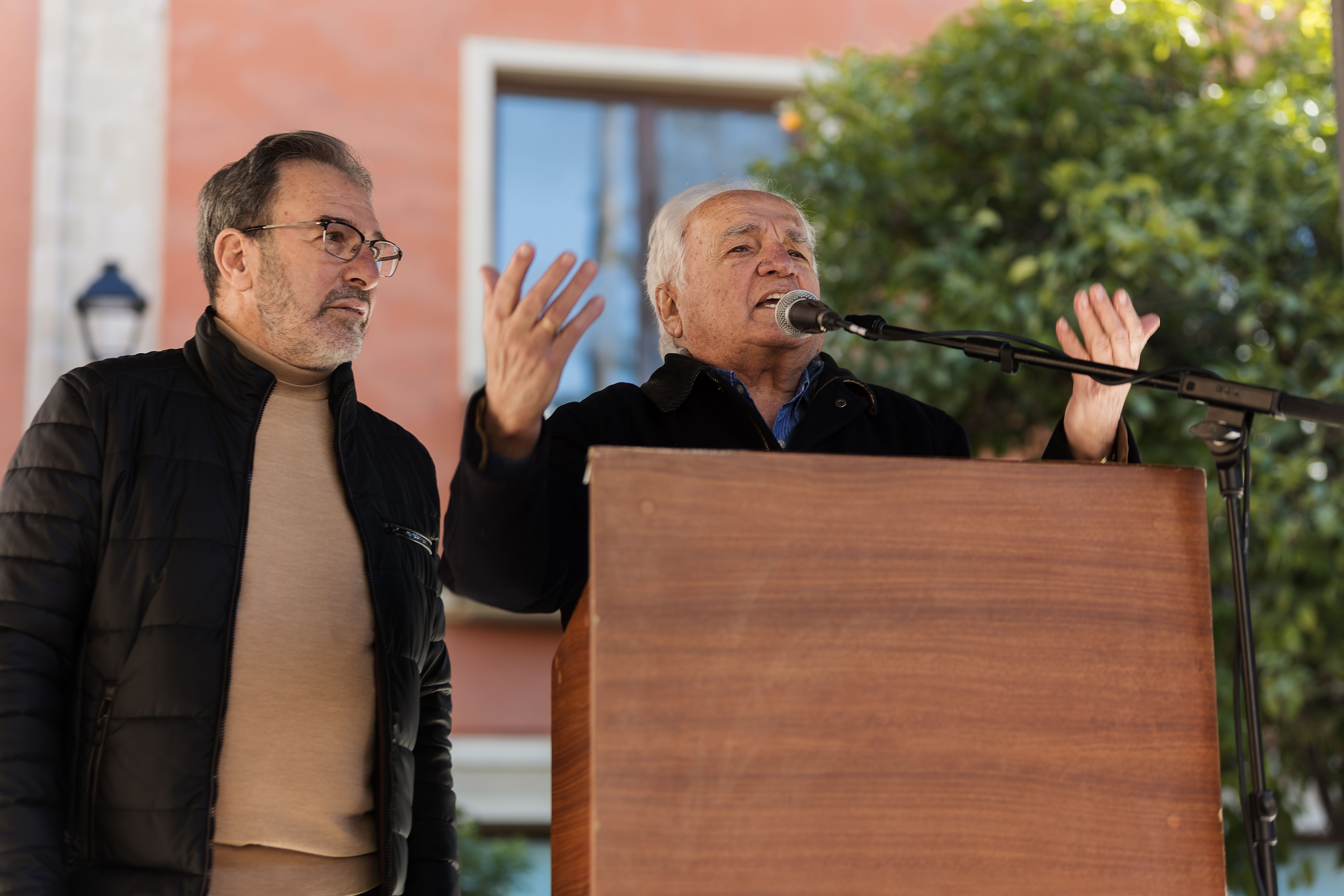 Concentración de la plataforma pro-indulto de Pacheco