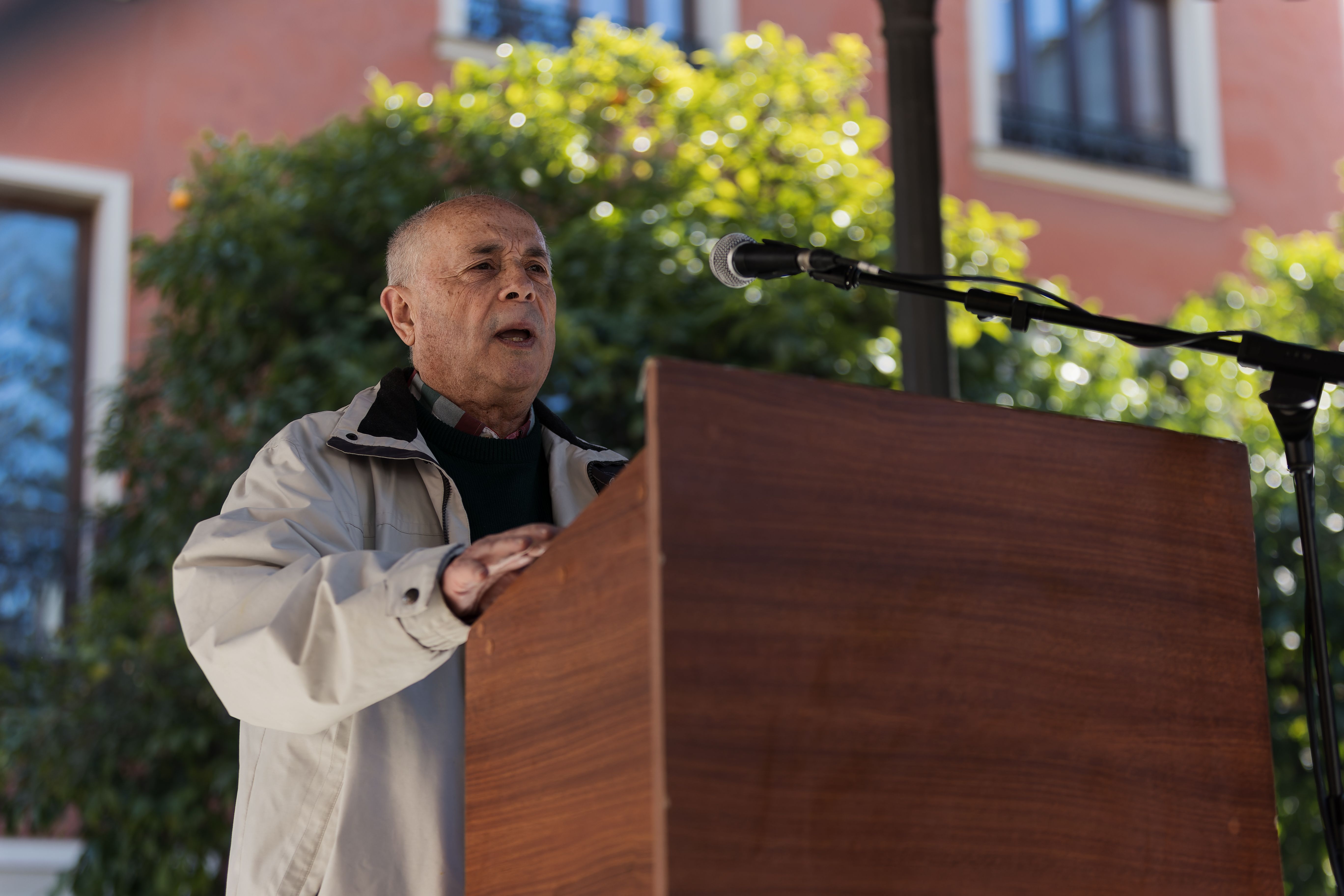 Concentración de la plataforma pro-indulto de Pacheco