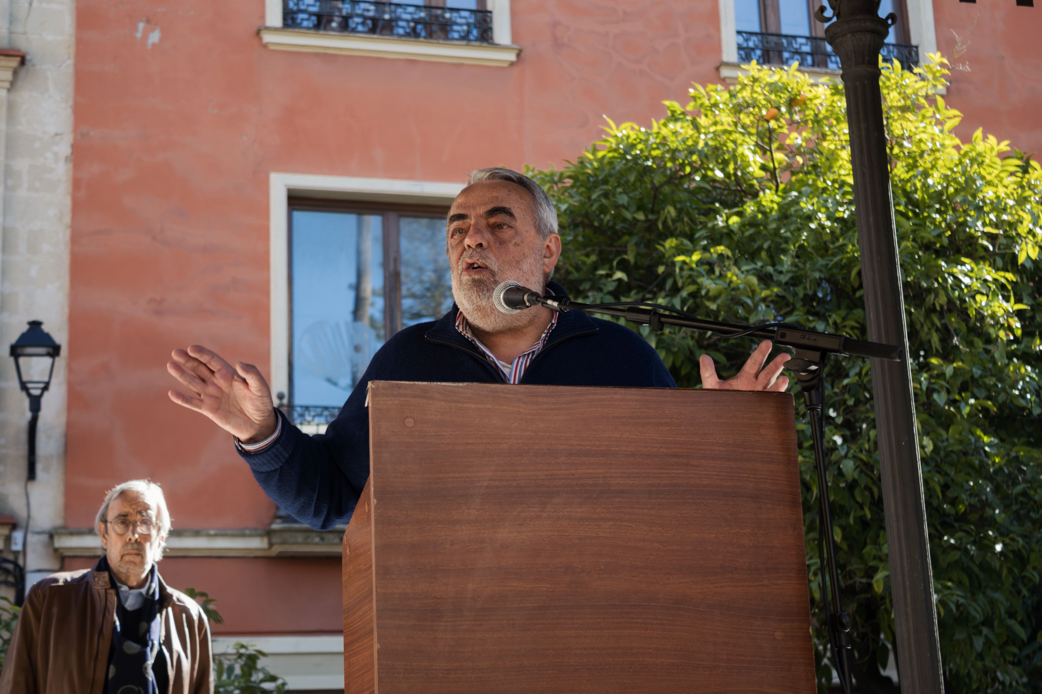 Antonio Ortega durante su intervención.     CANDELA NUÑEZ 