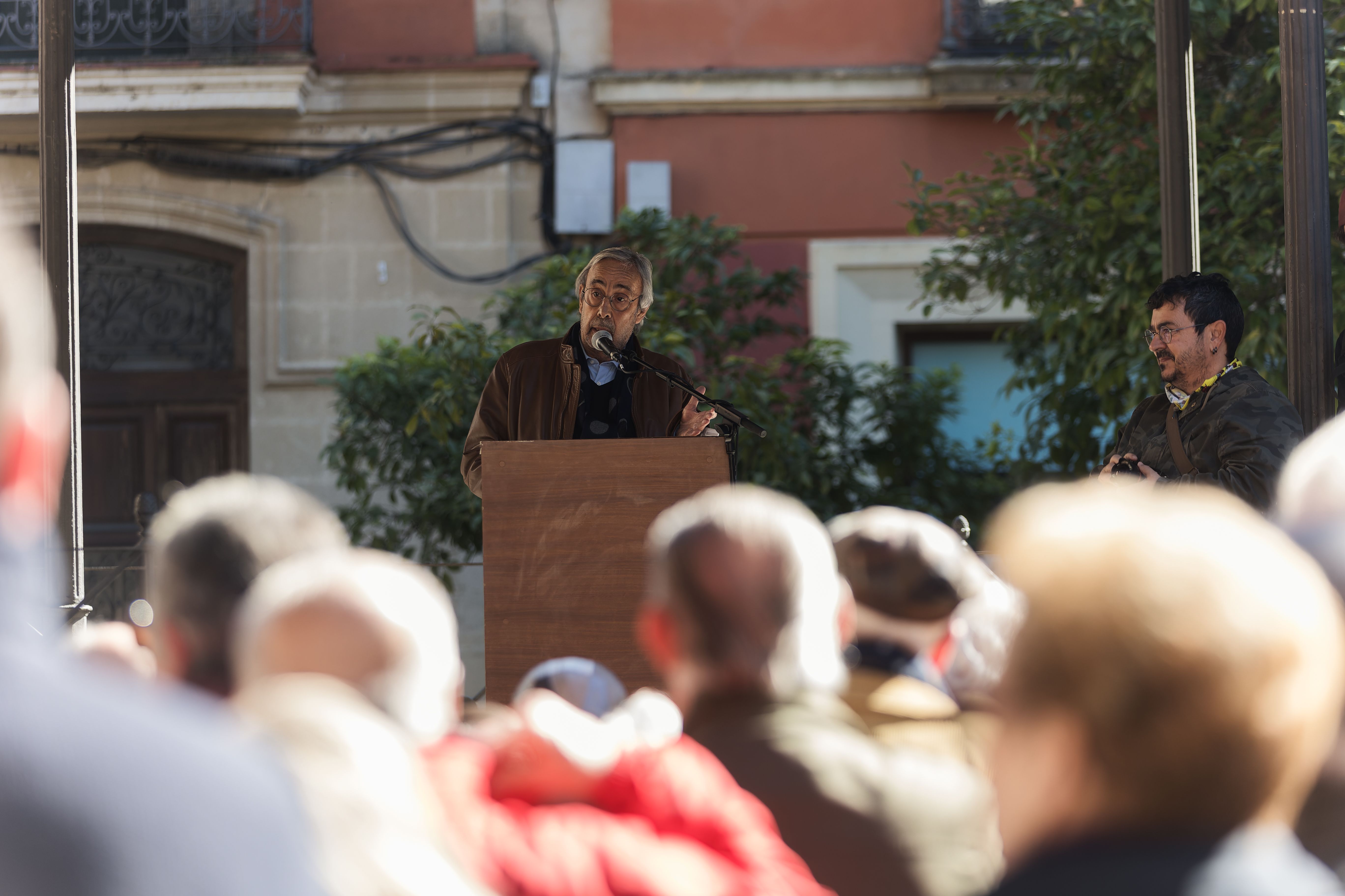 Concentración de la plataforma pro-indulto de Pacheco